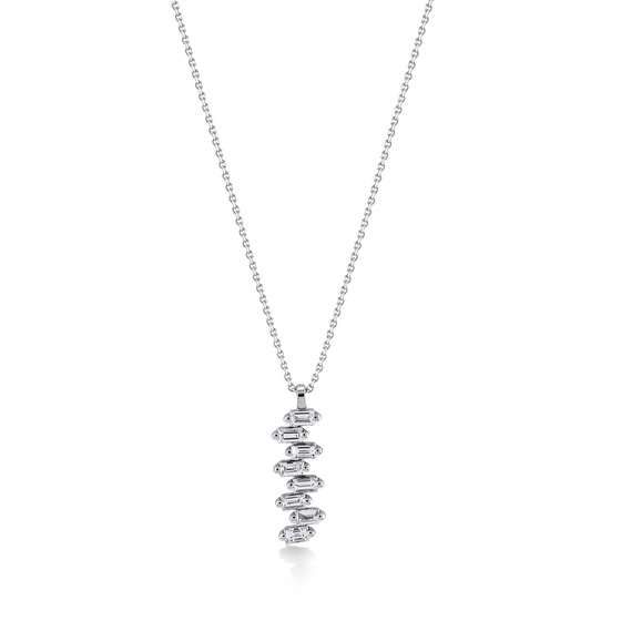 Baguette Diamant Halskette