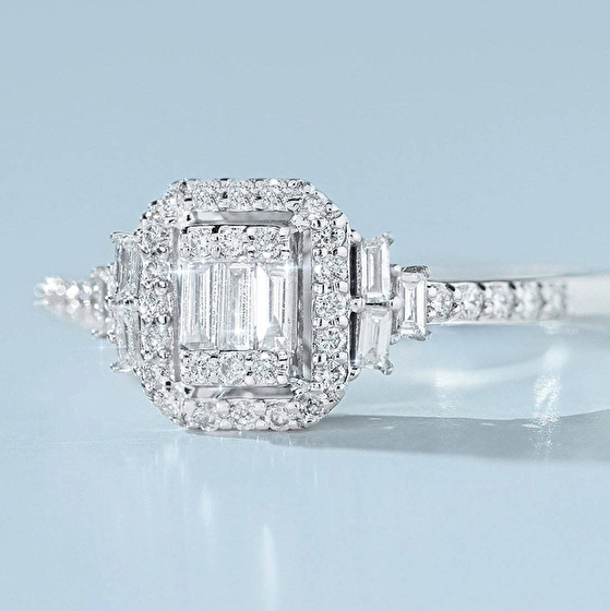 Baguette Diamantring