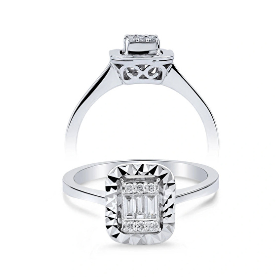 Baguette Diamantring