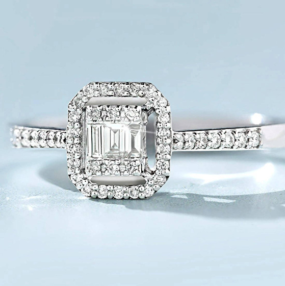 Baguette Diamantring