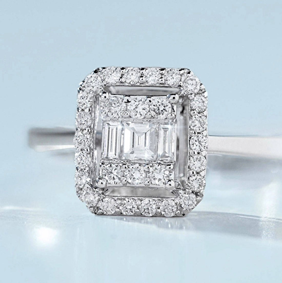Baguette Diamantring