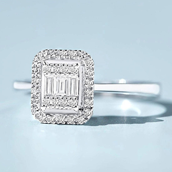 Baguette Diamantring