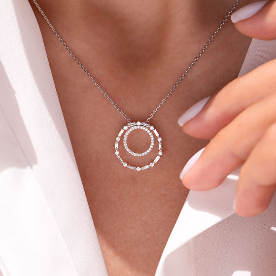 Baguette Diamant Halskette