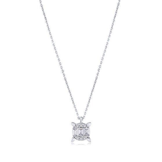 Baguette Diamant Halskette