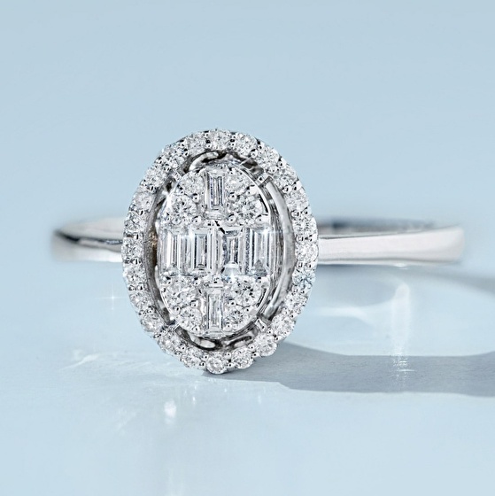 Baguette Diamantring