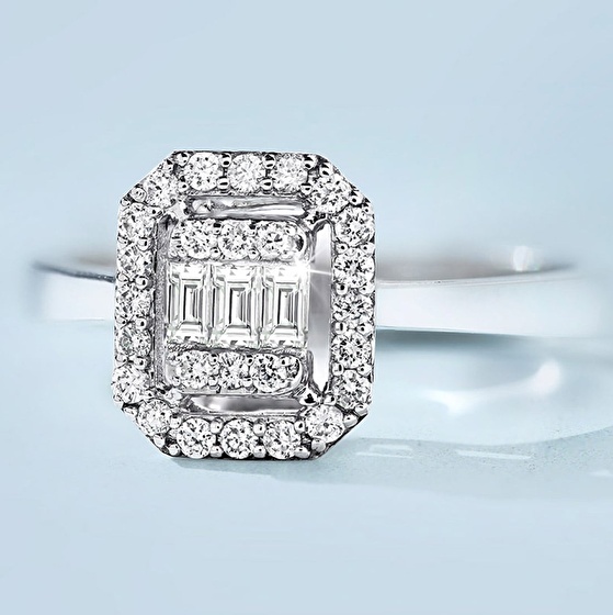 Baguette Diamantring