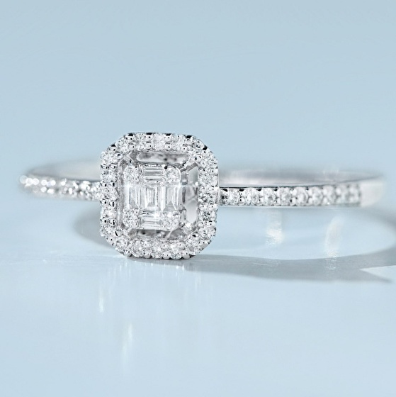 Baguette Diamantring