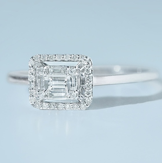 Baguette Diamantring