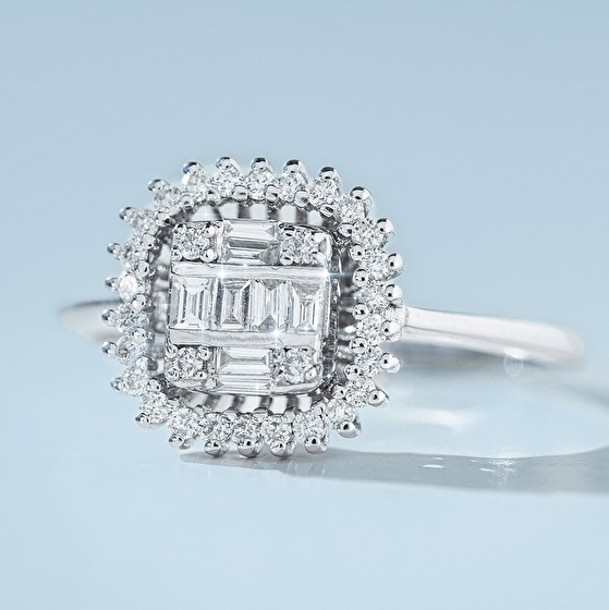 Baguette Diamantring