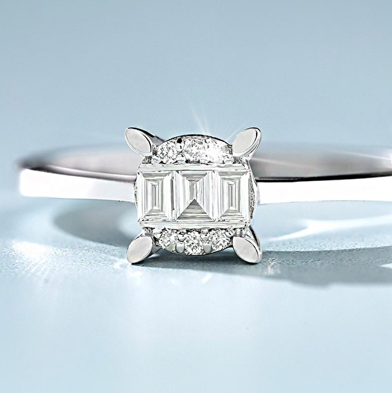 Baguette Diamantring