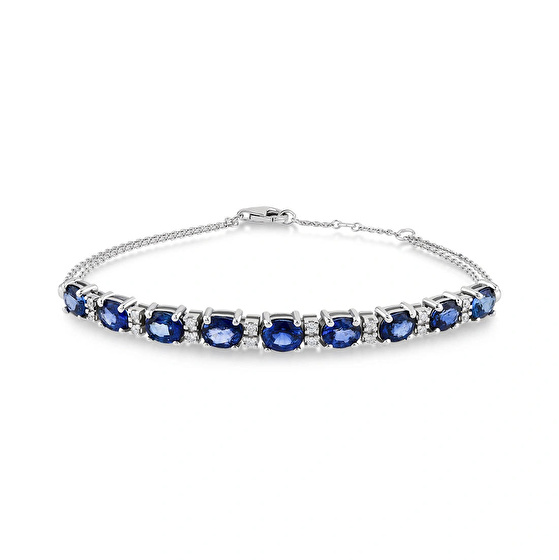 Saphir Diamant Armband