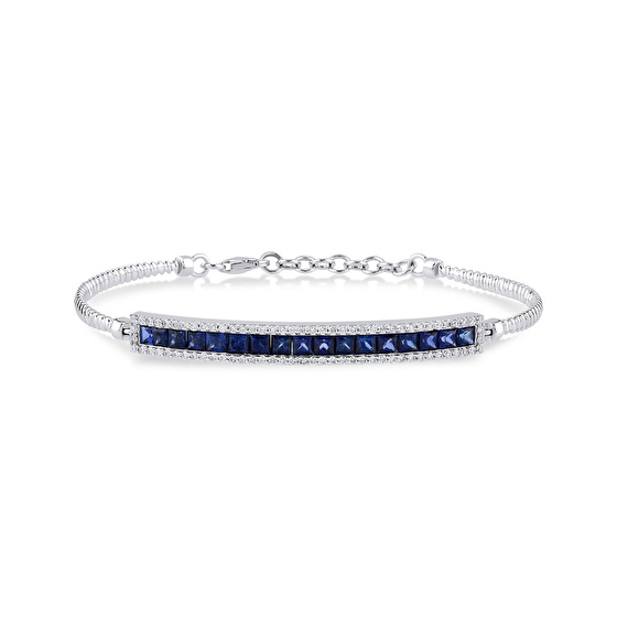 Saphir Diamant Armband