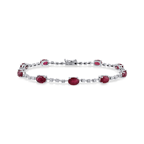 Rubin Diamant Armband