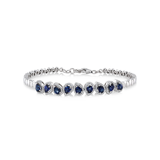 Special Design Diamant Saphir Armband
