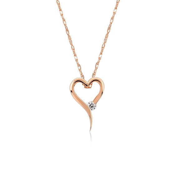 Herz Diamant Halskette