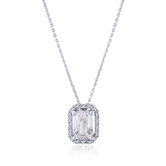 Topas Diamant Halskette