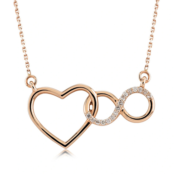 Herz Diamant Halskette