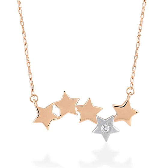 Stern Diamant Halskette