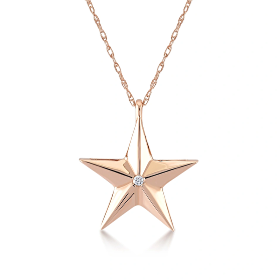 Stern Diamant Halskette