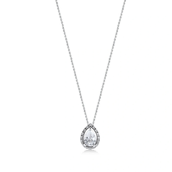 Topas Diamant Halskette