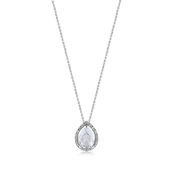 Topas Diamant Halskette