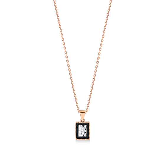 Diamant Design Halskette