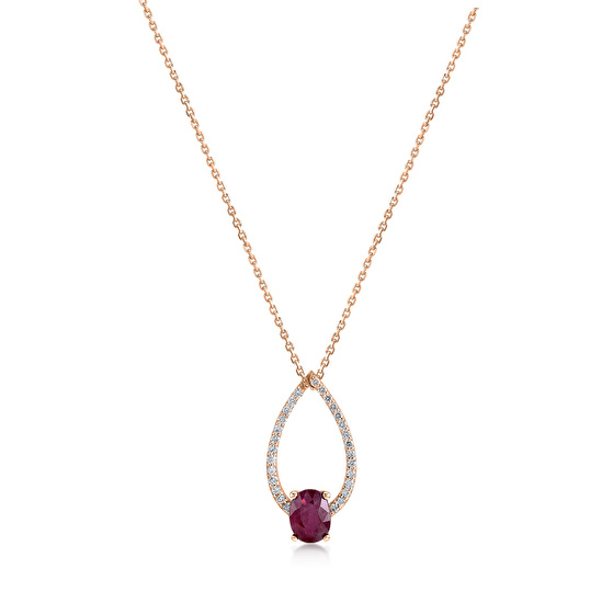Diamant Smaragd Halskette