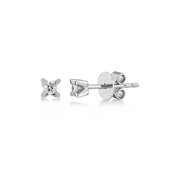 Solitär Diamant Ohrstecker