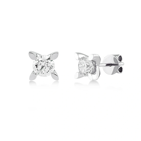 Solitär Diamant Ohrring