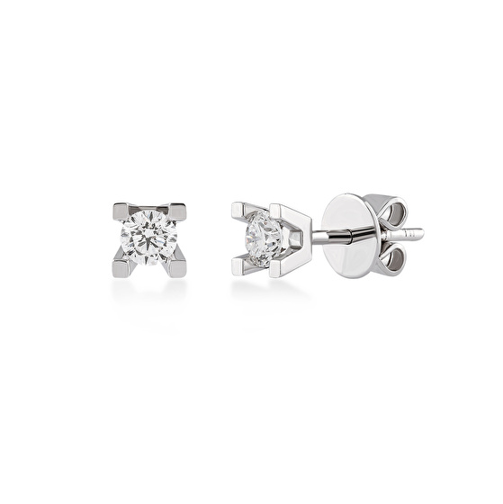 Solitär Diamant Ohrstecker