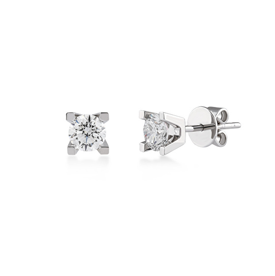 Solitär Diamant Ohrstecker