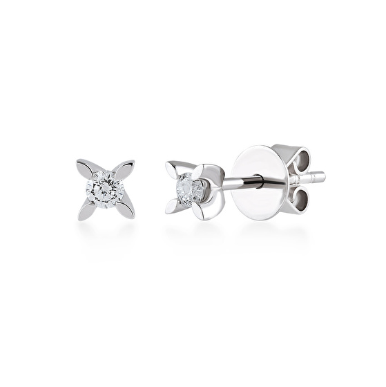 Solitär Diamant Ohrstecker