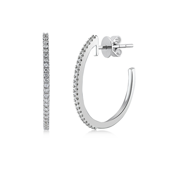 Creolen Diamant Ohrringe