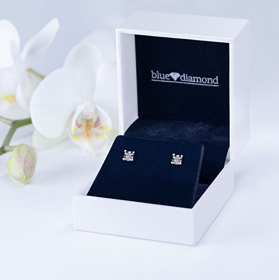Solitär Diamant Ohrring