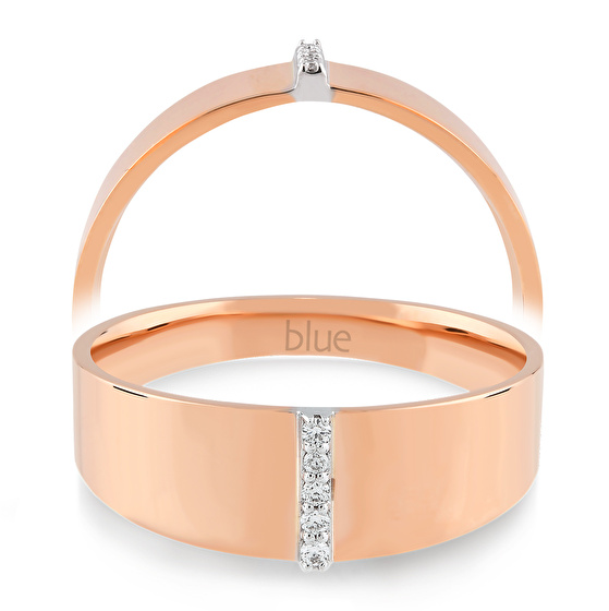 Buchstabe I Diamantring