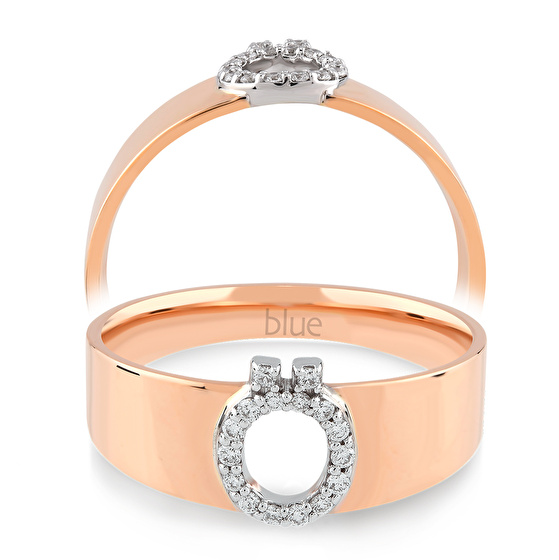 Buchstabe Ö Diamantring