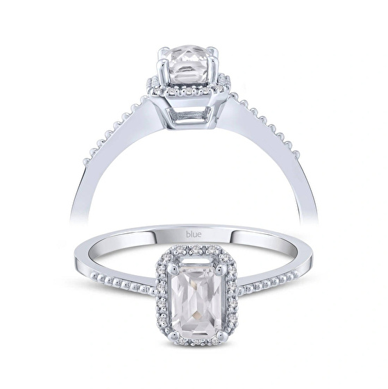 Topas Diamantring
