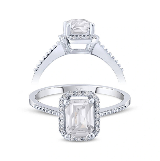 Topas Diamantring