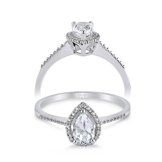Topas Diamantring