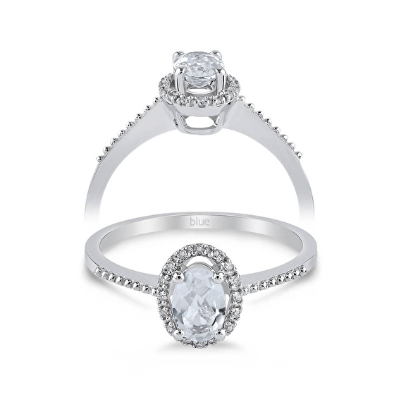 Topas Diamantring