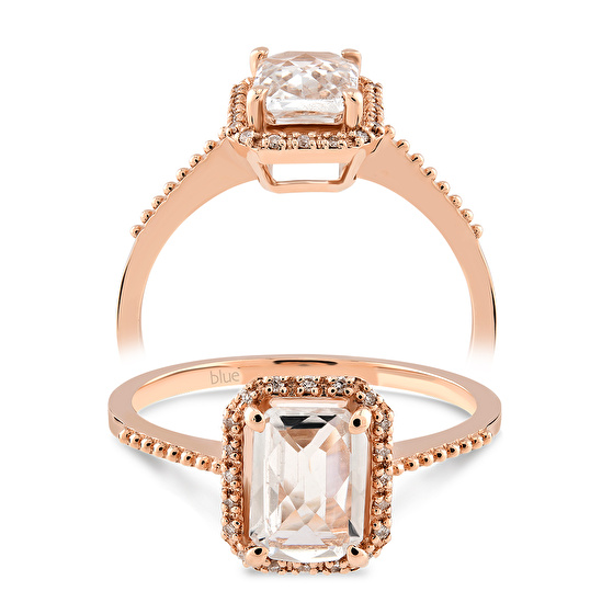 Topas Diamantring