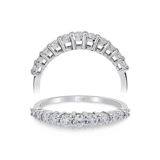 Halbmemorie Diamantring