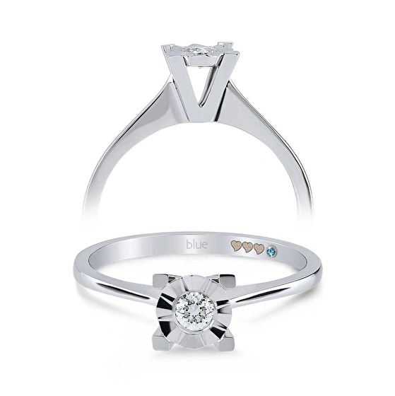 Solitär Diamant Verlobungsring