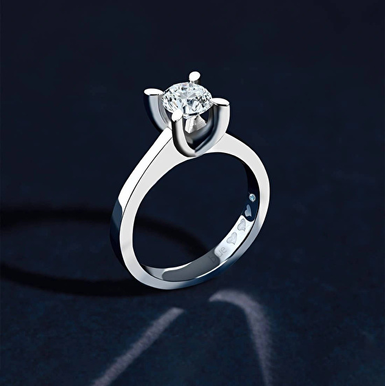 Solitär Diamant Verlobungsring