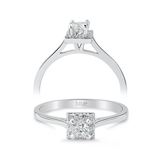 Prinzess Diamant Verlobungsring
