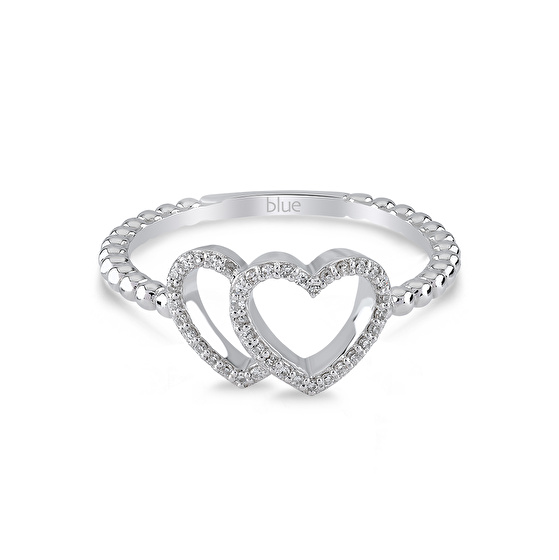 Herz Design Diamantring