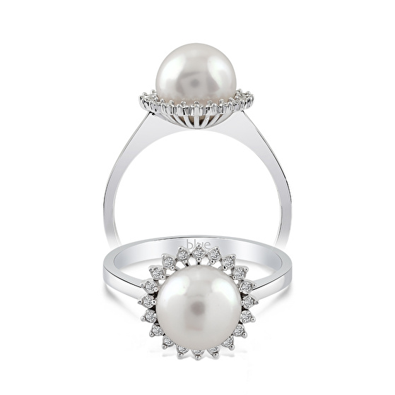 Perle Diamantring