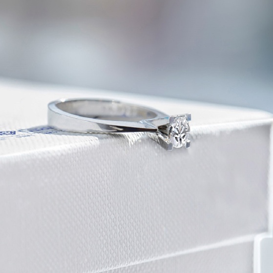 Solitär Diamant Verlobungsring
