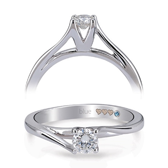Moderner Diamant Verlobungsring