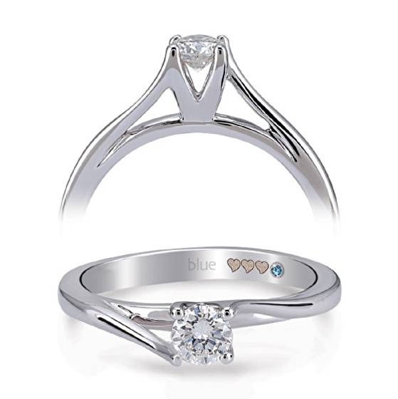 Moderner Diamant Verlobungsring
